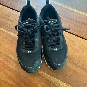 Under Armour Charged Black Sneakers women’s size 9
